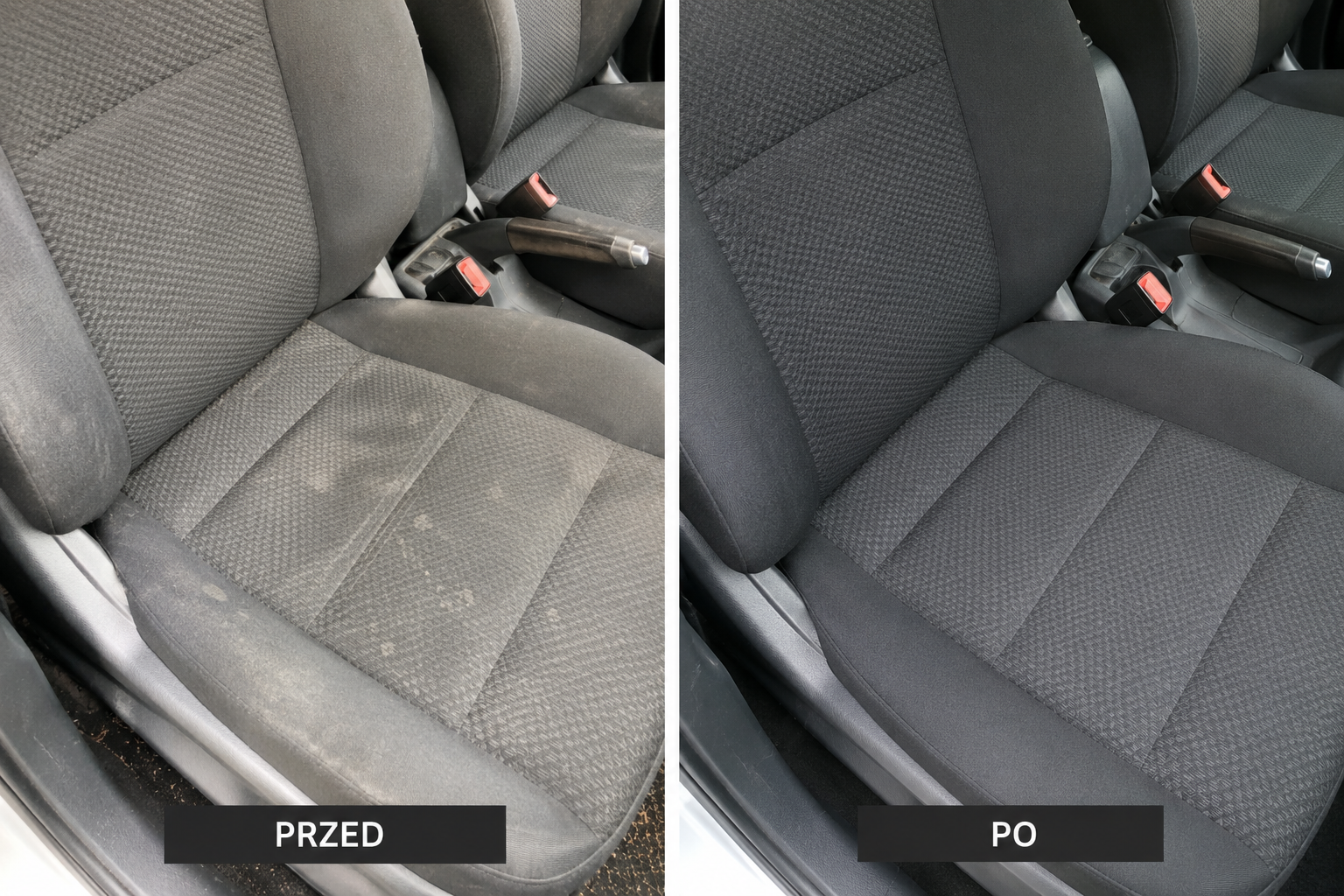 Wnętrze przed praniem